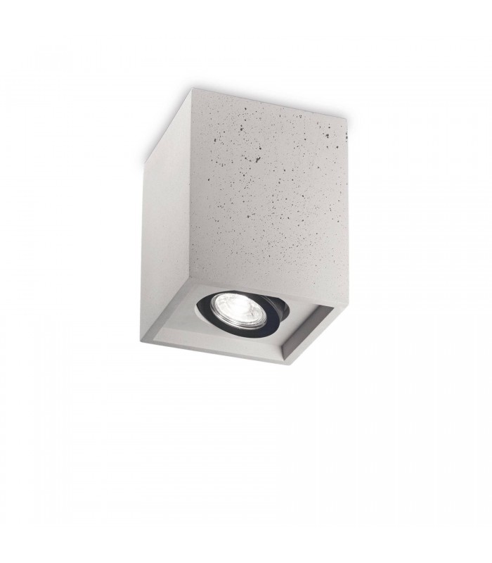 1 Light Square Surface Mounted Downlight Light Grey - 1