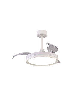 North 40W LED Dimmable White/RGB Ceiling Light With Built-In 28W DC Reversible Fan 3000-6500K White 5yrs Warranty-1