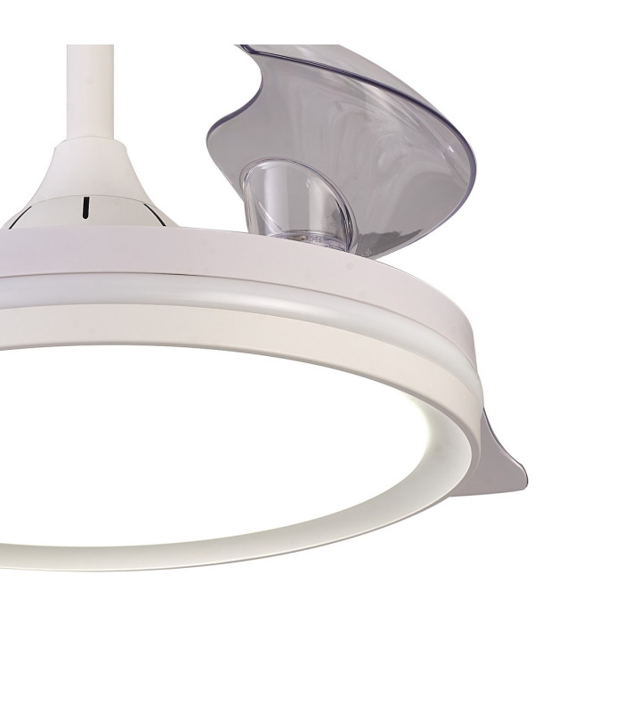 North 40W LED Dimmable White/RGB Ceiling Light With Built-In 28W DC Reversible Fan 3000-6500K White 5yrs Warranty-5
