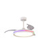Rafaga 50W LED Dimmable White/RGB Ceiling Light With Built-In 30W DC Reversible Fan 3000-6500K White 5yrs Warranty-1