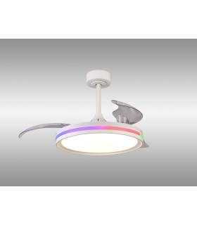Rafaga 50W LED Dimmable White/RGB Ceiling Light With Built-In 30W DC Reversible Fan 3000-6500K White 5yrs Warranty-2