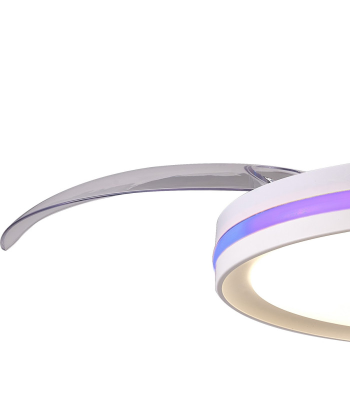 Rafaga 50W LED Dimmable White/RGB Ceiling Light With Built-In 30W DC Reversible Fan 3000-6500K White 5yrs Warranty-4