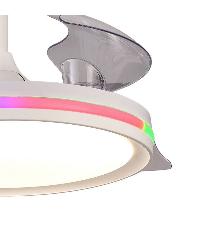 Rafaga 50W LED Dimmable White/RGB Ceiling Light With Built-In 30W DC Reversible Fan 3000-6500K White 5yrs Warranty-5