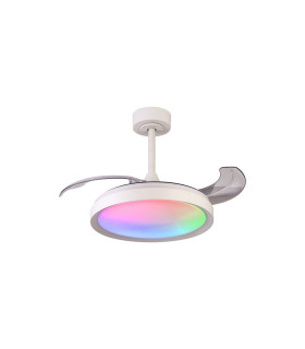 Siberia Mini 40W LED Dimmable White/RGB Ceiling Light With Built-In 28W DC Fan 3000-6500K White 5yrs Warranty-1