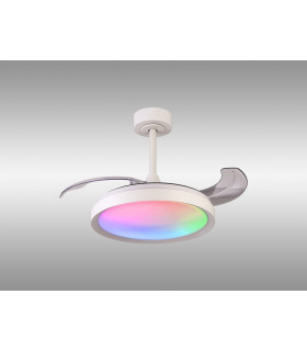 Siberia Mini 40W LED Dimmable White/RGB Ceiling Light With Built-In 28W DC Fan 3000-6500K White 5yrs Warranty-2