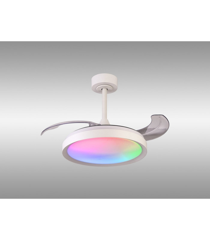 Siberia Mini 40W LED Dimmable White/RGB Ceiling Light With Built-In 28W DC Fan 3000-6500K White 5yrs Warranty-2