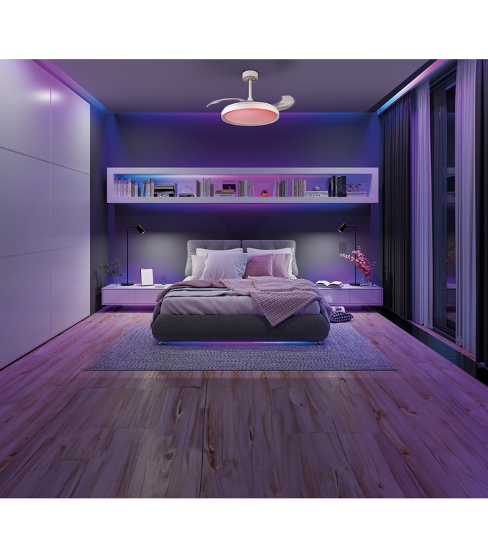 Siberia Mini 40W LED Dimmable White/RGB Ceiling Light With Built-In 28W DC Fan 3000-6500K White 5yrs Warranty-3