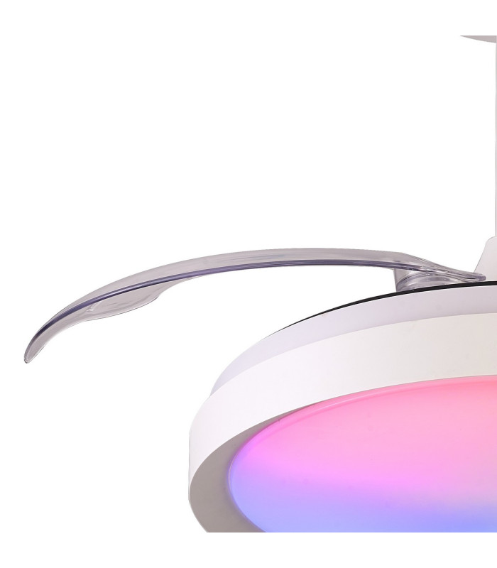 Siberia Mini 40W LED Dimmable White/RGB Ceiling Light With Built-In 28W DC Fan 3000-6500K White 5yrs Warranty-4