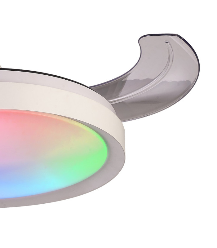 Siberia Mini 40W LED Dimmable White/RGB Ceiling Light With Built-In 28W DC Fan 3000-6500K White 5yrs Warranty-5