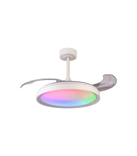Siberia 50W LED Dimmable White/RGB Ceiling Light With Built-In 30W DC Fan 3000-6500K White 5yrs Warranty-1