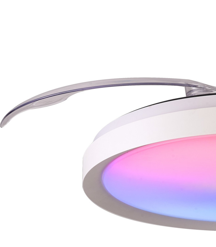 Siberia 50W LED Dimmable White/RGB Ceiling Light With Built-In 30W DC Fan 3000-6500K White 5yrs Warranty-4