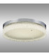 Aiden 60cm Round Flush Ceiling 40W LED CCT White 3000-6000K CCT Switchable Polished Chrome/Glass 3yrs Warranty-2