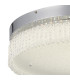 Aiden 60cm Round Flush Ceiling 40W LED CCT White 3000-6000K CCT Switchable Polished Chrome/Glass 3yrs Warranty-5