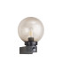 Milo Globe Wall Lamp With PIR Sensor 1 x E27 IP54 Corrosion Resistant Dark Grey/Smoke 2yrs Warranty-3