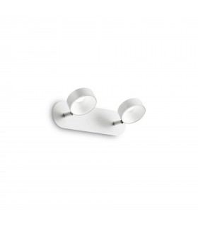 LED 2 Light Wall Light White - 1