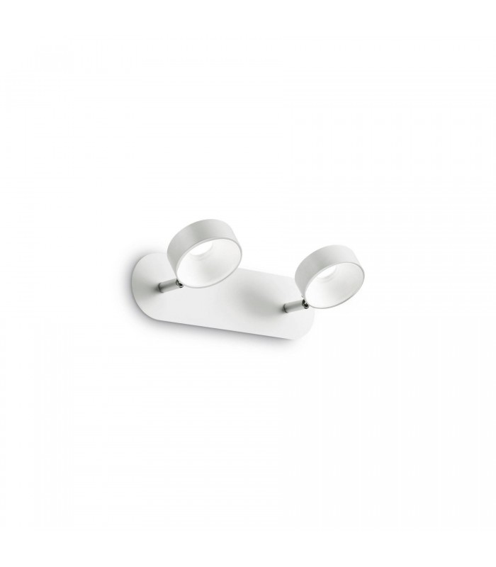 LED 2 Light Wall Light White - 1