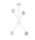 Absos Multi Arm Pendant Ceiling 4 Light White-Brown (Marble Colour) Cream White-5