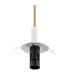 Almiros Globe Pendant Ceiling Light White-Brown (Marble Colour) Cream White Gold Wire-4