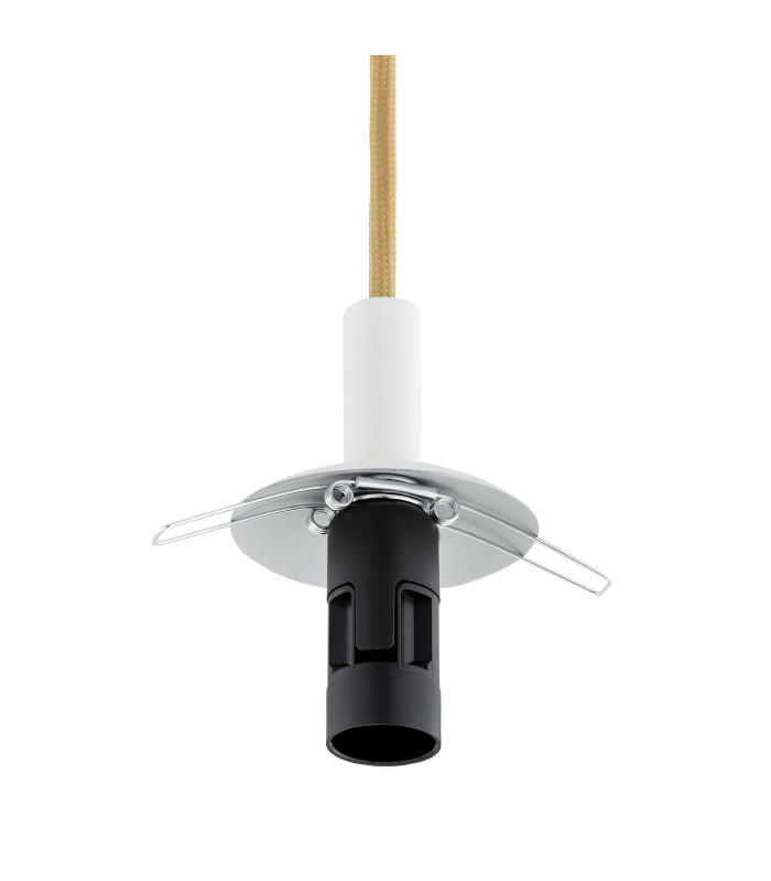 Almiros Globe Pendant Ceiling Light White-Brown (Marble Colour) Cream White Gold Wire-4