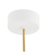 Almiros Globe Pendant Ceiling Light White-Brown (Marble Colour) Cream White Gold Wire-5