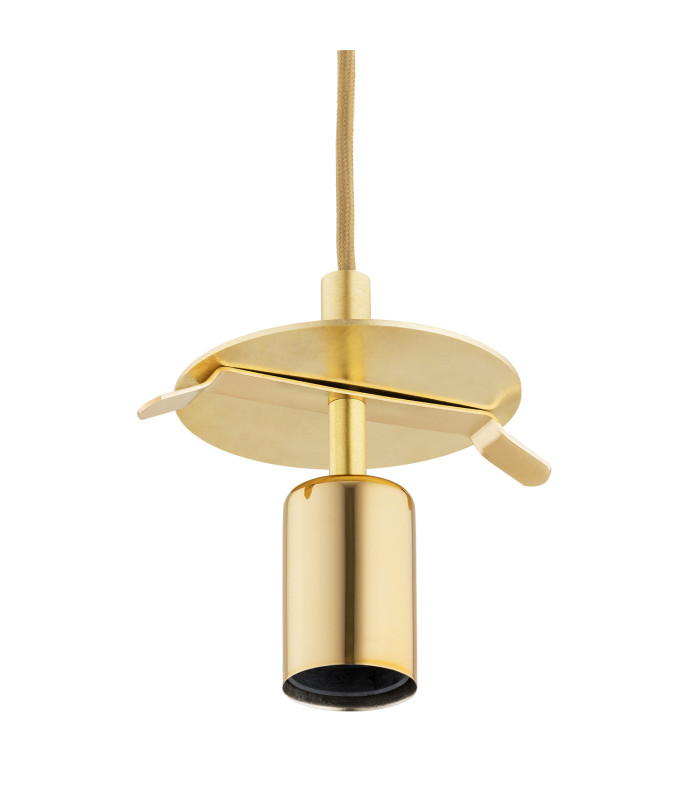 Almiros 30cm Globe Pendant Ceiling Light White-Brown (Marble Colour) Brushed Brass Gold Wire-5