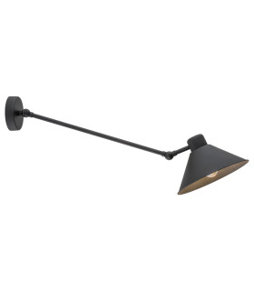 Altea Dome Wall Lamp Black Structure-1
