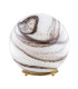 Aruba Globe Table Lamp White-Brown (Marble Colour) Brushed Brass-2