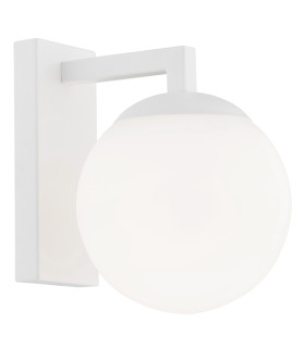 Aspen Wall Lamp Opal Matt White Structure-1