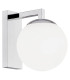 Aspen Wall Lamp Opal Matt Chrome-1