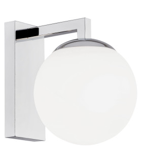 Aspen Wall Lamp Opal Matt Chrome-1