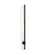 Asse 100cm Integrated LED Wall Lamp Black Structure 3000K-1