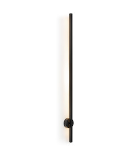 Asse 100cm Integrated LED Wall Lamp Black Structure 3000K-1