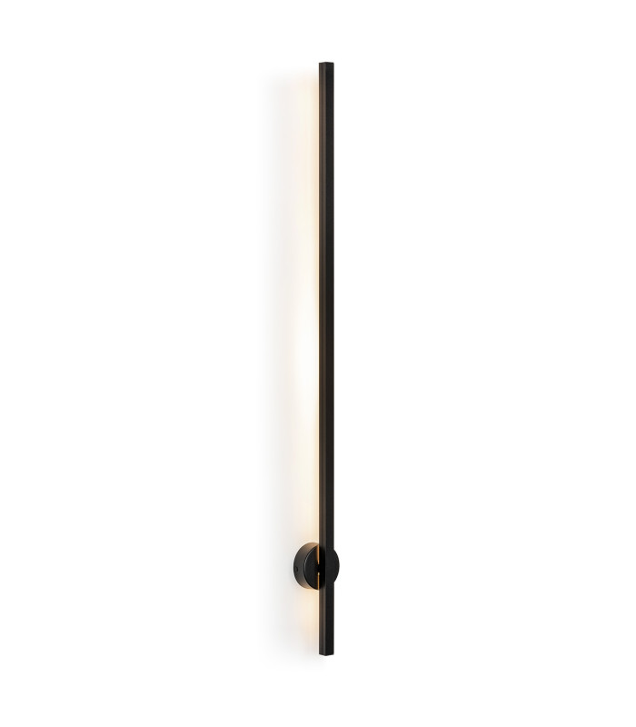 Asse 100cm Integrated LED Wall Lamp Black Structure 3000K-1