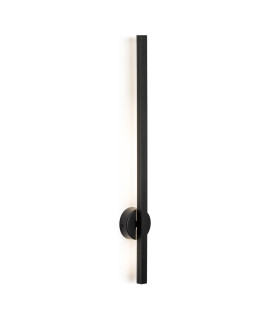 Asse 60cm Integrated LED Wall Lamp Black Structure 3000K-1