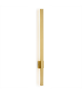 Asse 100cm Integrated LED Wall Lamp Brushed Brass 3000K-1