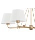 Atrani Multi Arm Pendant Ceiling 4 Light Cream Old Gold-3