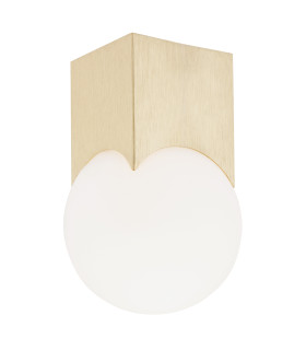 Austin Surface Mounted Downlight Opal Matt Brushed Brass-1
