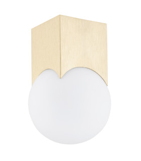 Austin Surface Mounted Downlight Opal Matt Brushed Brass-2