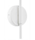 Avalone Dome Wall Lamp White Structure Brass Elements V2-4