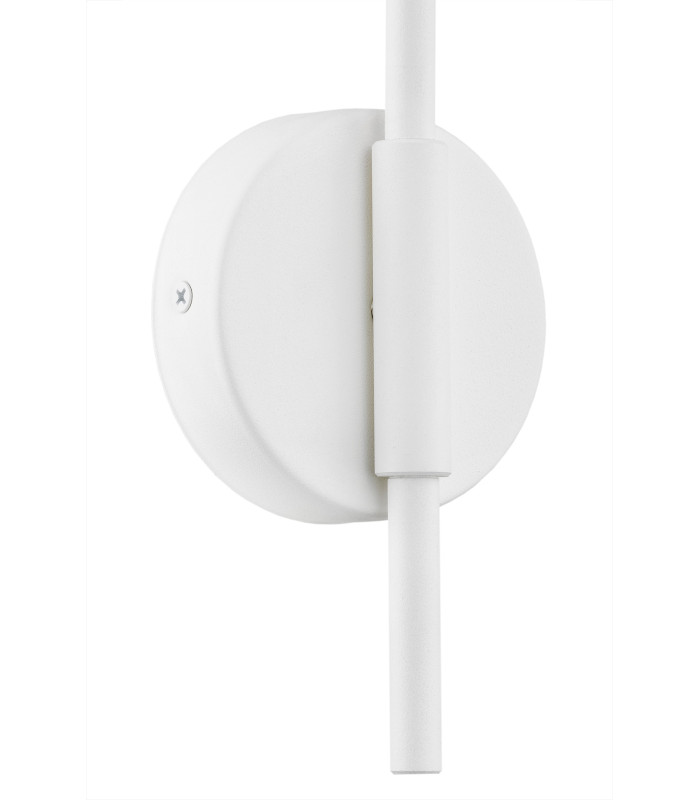 Avalone Dome Wall Lamp White Structure Brass Elements V2-4