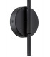 Avalone Dome Wall Lamp Black Structure Brass Elements V1-4