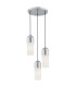 Burgos Cluster Pendant Ceiling 3 Light Opal Matt Chrome-1