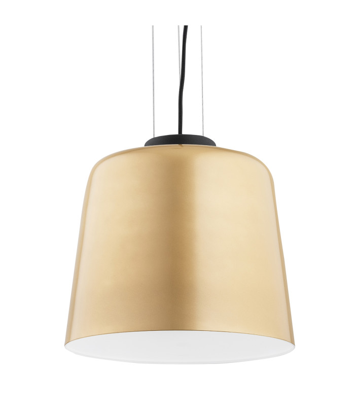 Berkley Dome Pendant Ceiling Light Gold White El. Black Structure-3