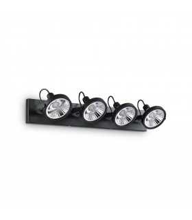 4 Light Ceiling Light Black - 1