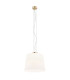 Berkley Dome Pendant Ceiling Light Opal Matt Brass Elements-1