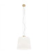 Berkley Dome Pendant Ceiling Light Opal Matt Brass Elements-2