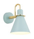 Beverly Dome Wall Lamp Blue Matt  Brass Elements-1