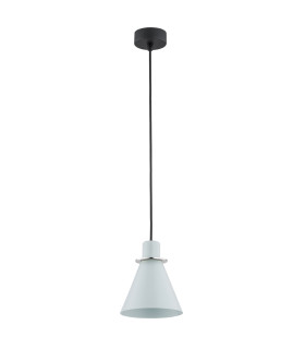 Beverly Dome Pendant Ceiling Light Blue Matt Chrome Elements-2