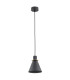 Beverly Dome Pendant Ceiling Light Black Structure Brass Elements-2