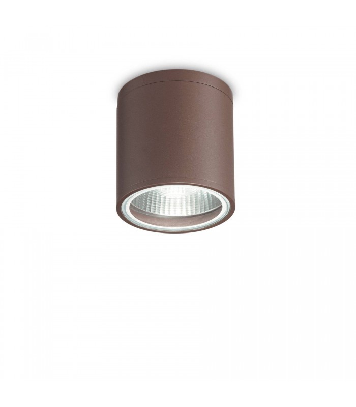 1 Light Round Surface Mounted Downlight Coffee IP44 - 1